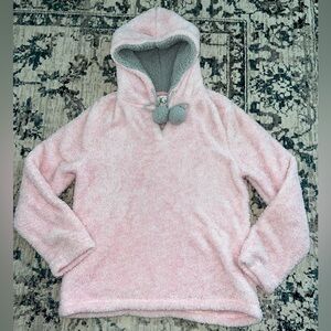 Pink Sherpa Pullover